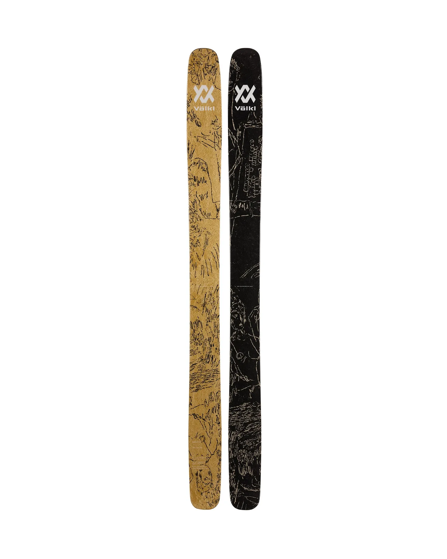 VOLKL REVOLT 121 FLAT skis without bindings 122440-nd