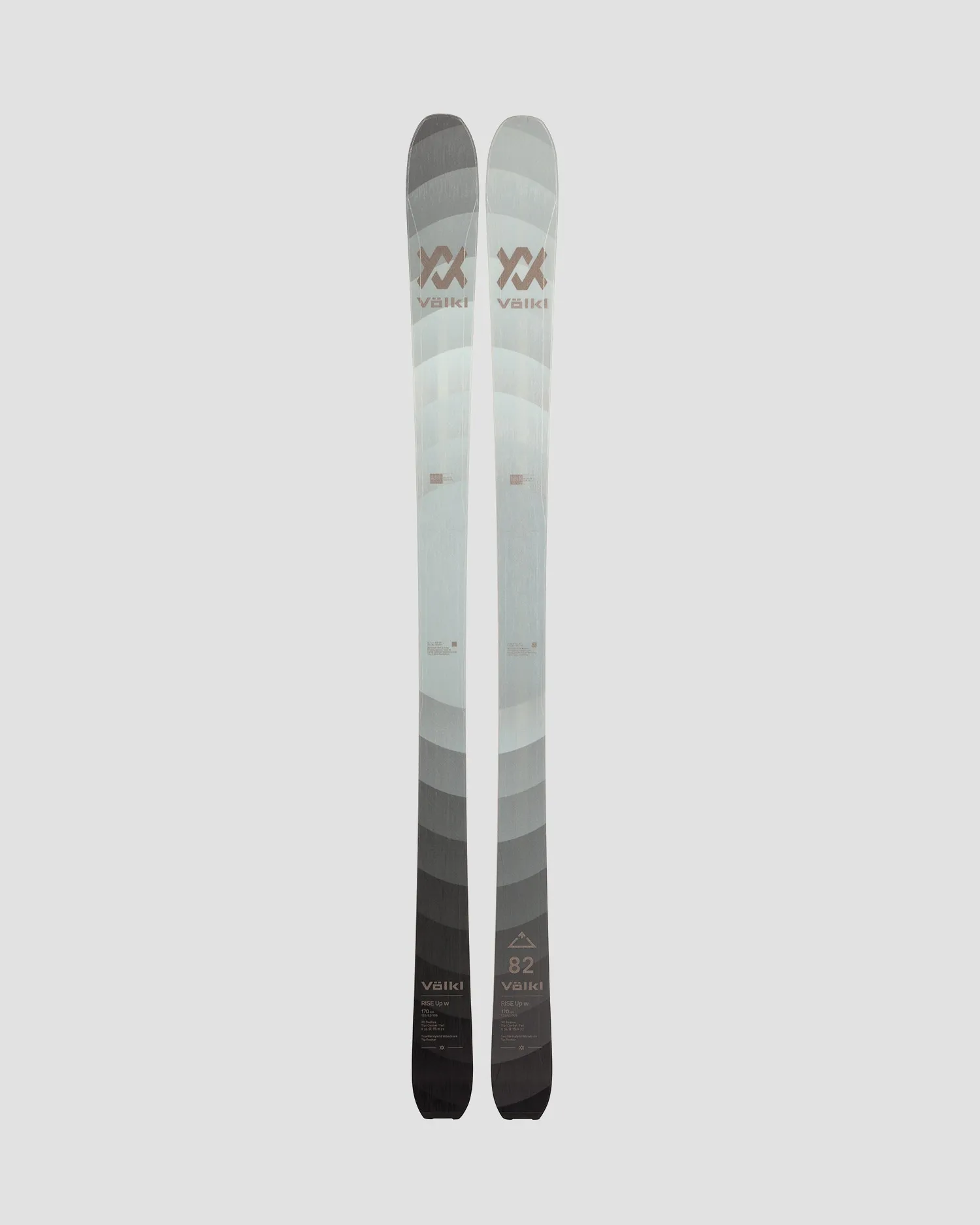 VOLKL RISE UP 82W FLAT skis without bindings 122380-nd