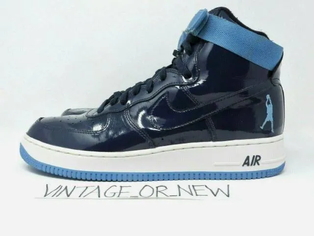 Vtg 2004 nike air force 1 high sheed midnight navy 307722-441 sz 11