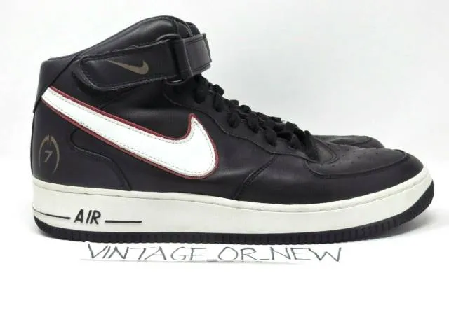 Vtg 2004 nike air force 1 mid michael vick atlanta falcons 309062-011 sz 11.5