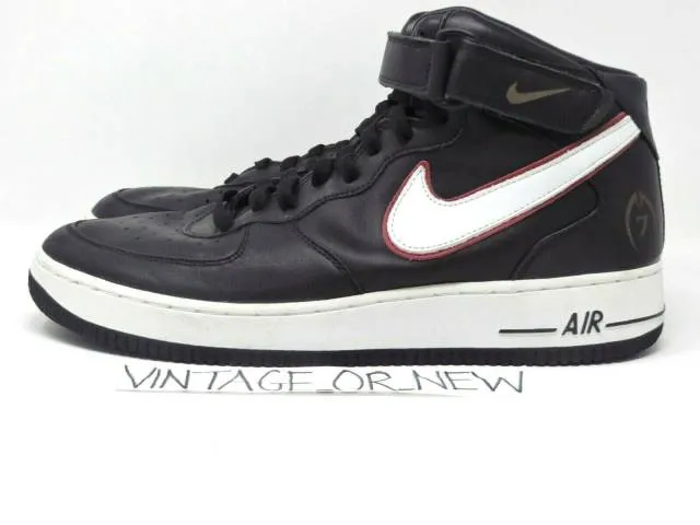 Vtg 2004 nike air force 1 mid michael vick atlanta falcons 309062-011 sz 11.5