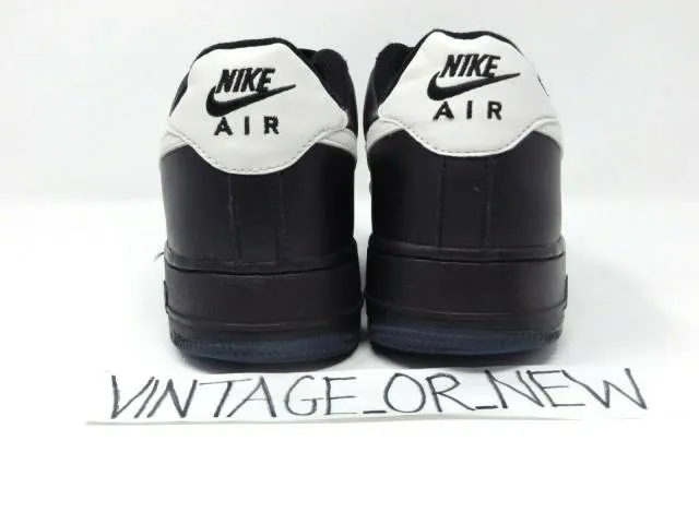 Vtg 2008 nike air force 1 low black royal white 314192-041 sz 6.5y