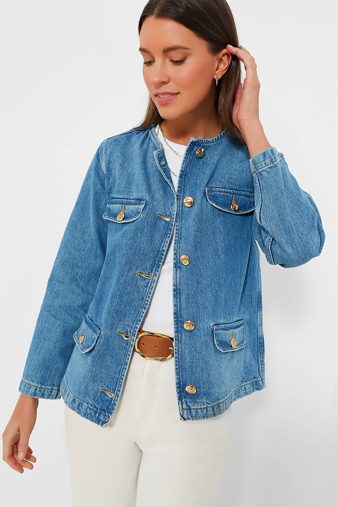 Washed Blue Janet Jacket