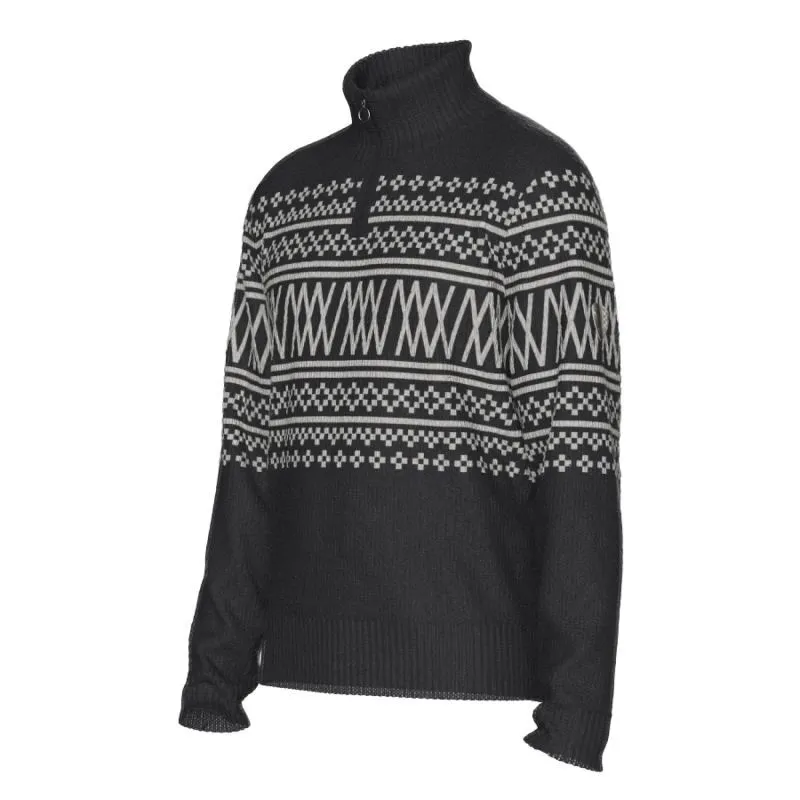 We Norwegians  Setesdal Zip Up Pullover - Pullover in lana merino - Uomo