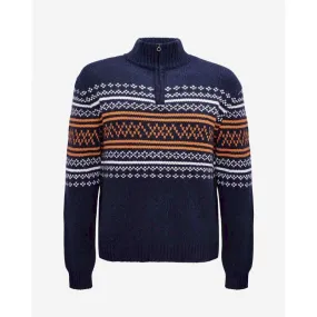 We Norwegians  Setesdal Zip Up Pullover - Pullover in lana merino - Uomo