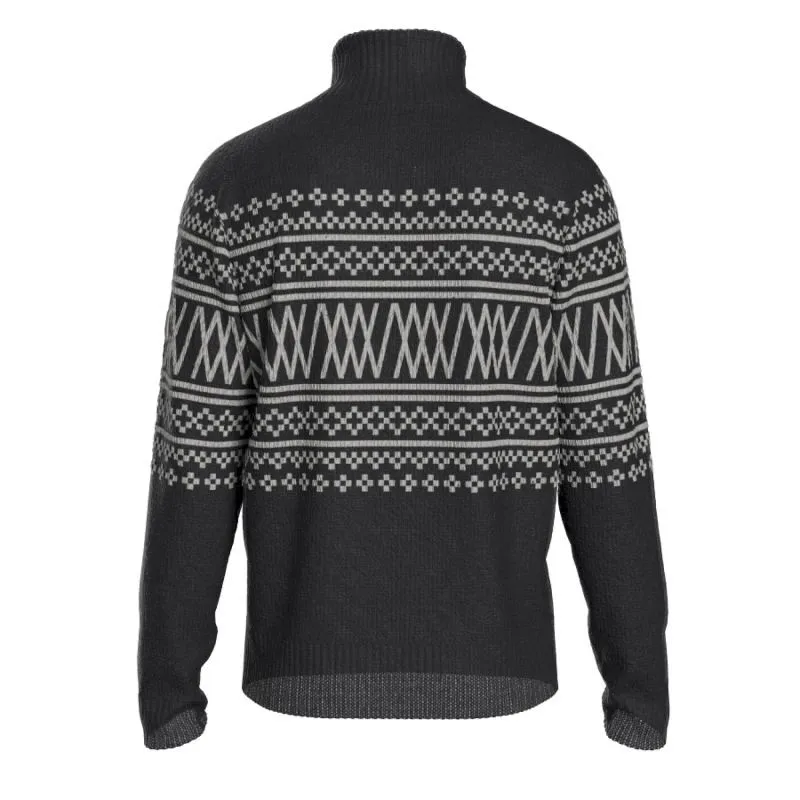 We Norwegians  Setesdal Zip Up Pullover - Pullover in lana merino - Uomo