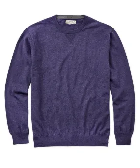 Westport Lifestyle Cotton-Cashmere Crewneck Pullover