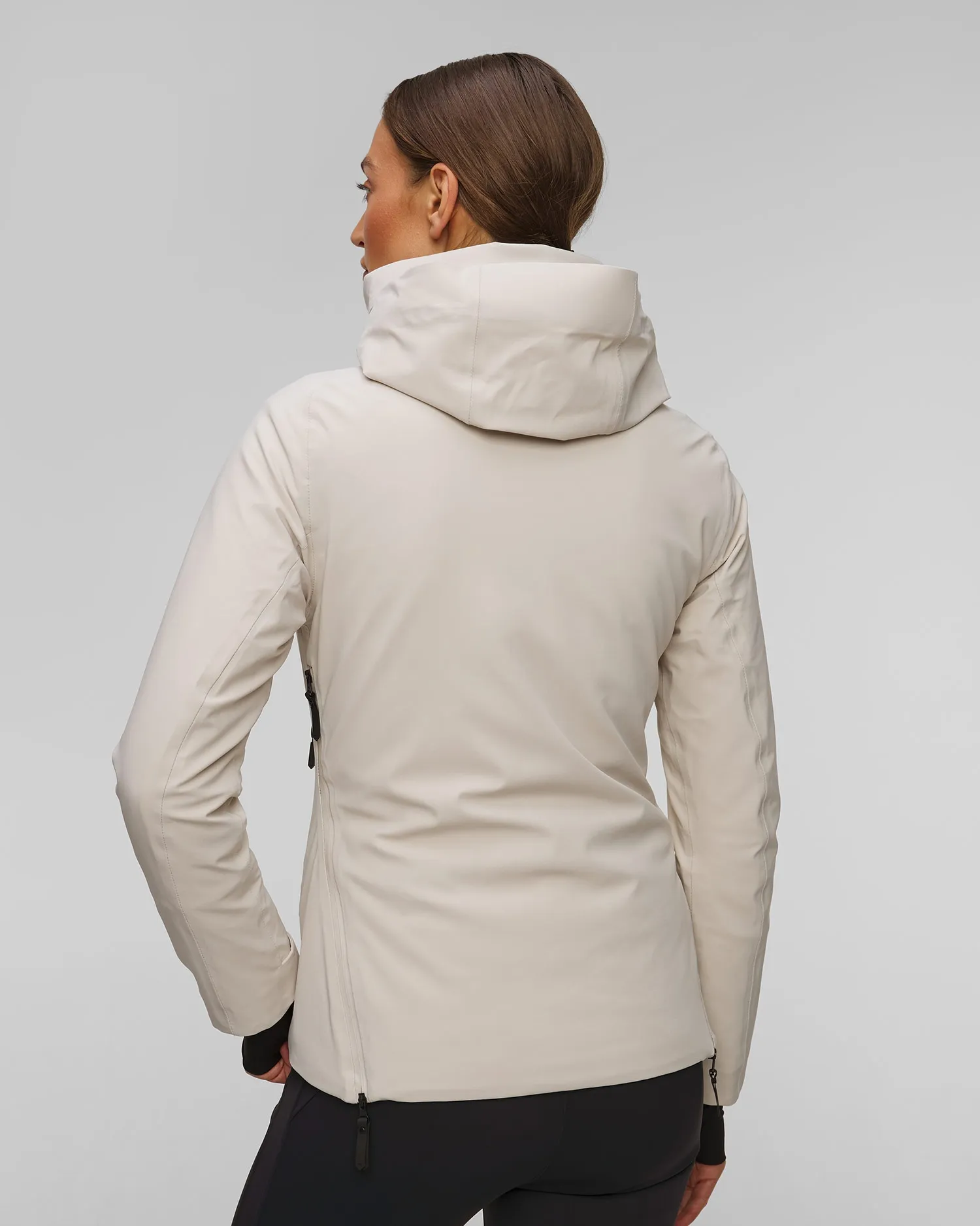 Women's beige ski jacket J.Lindeberg Olivia SWOW11086-u029