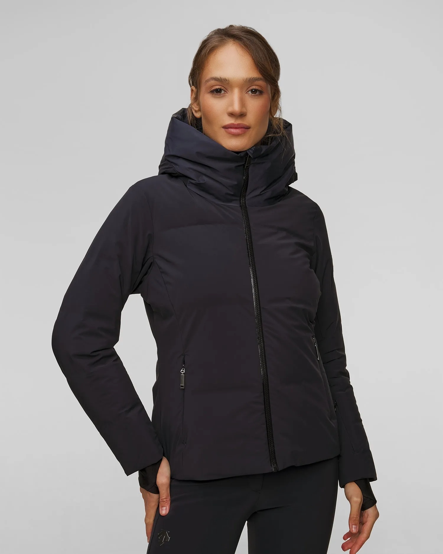 Women's hybrid ski jacket Descente Janie DWWYGK30-blk