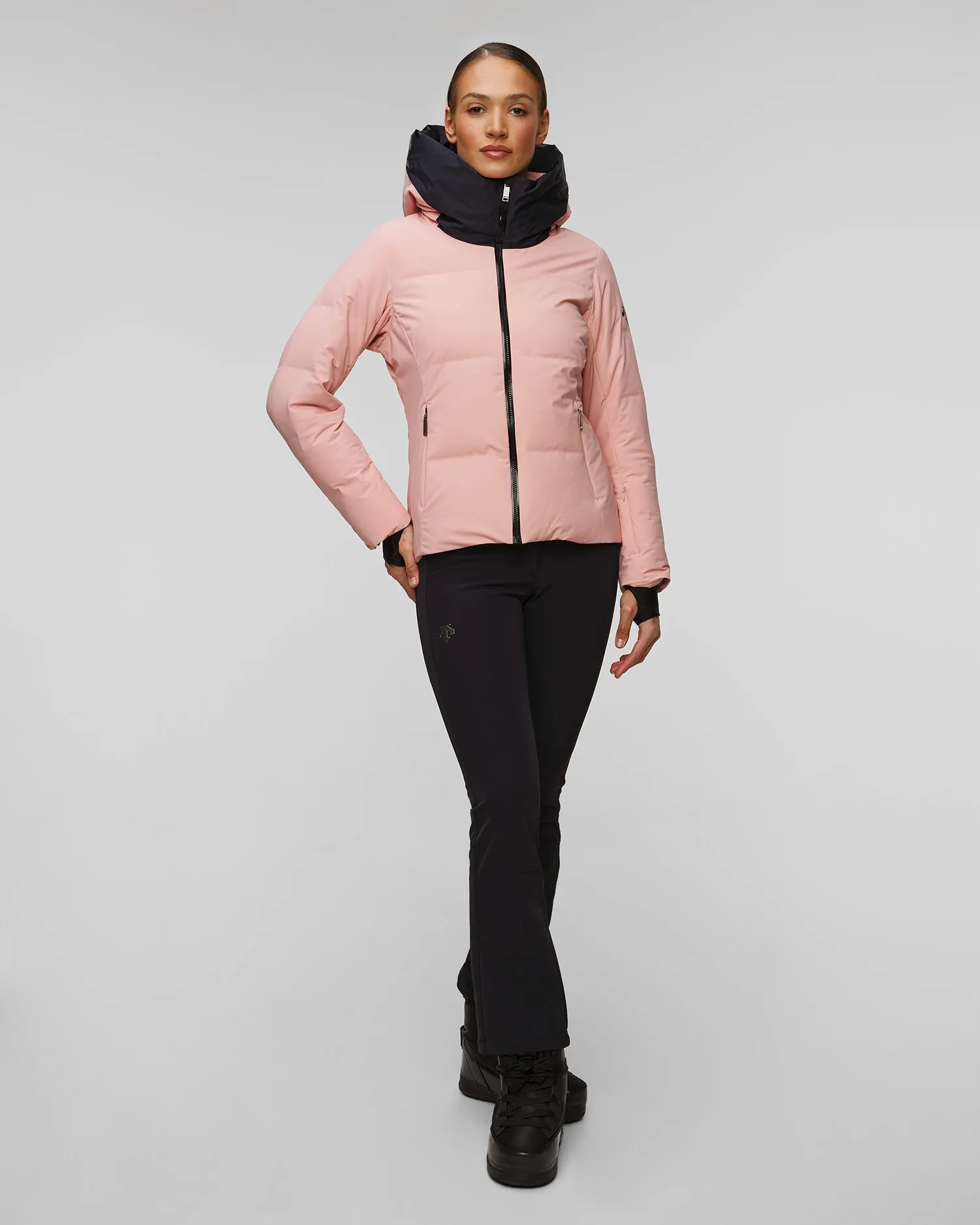 Women's hybrid ski jacket Descente Janie DWWYGK30-bpk