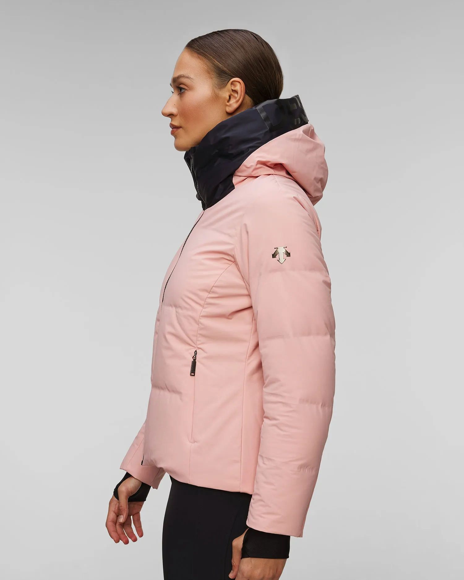 Women's hybrid ski jacket Descente Janie DWWYGK30-bpk