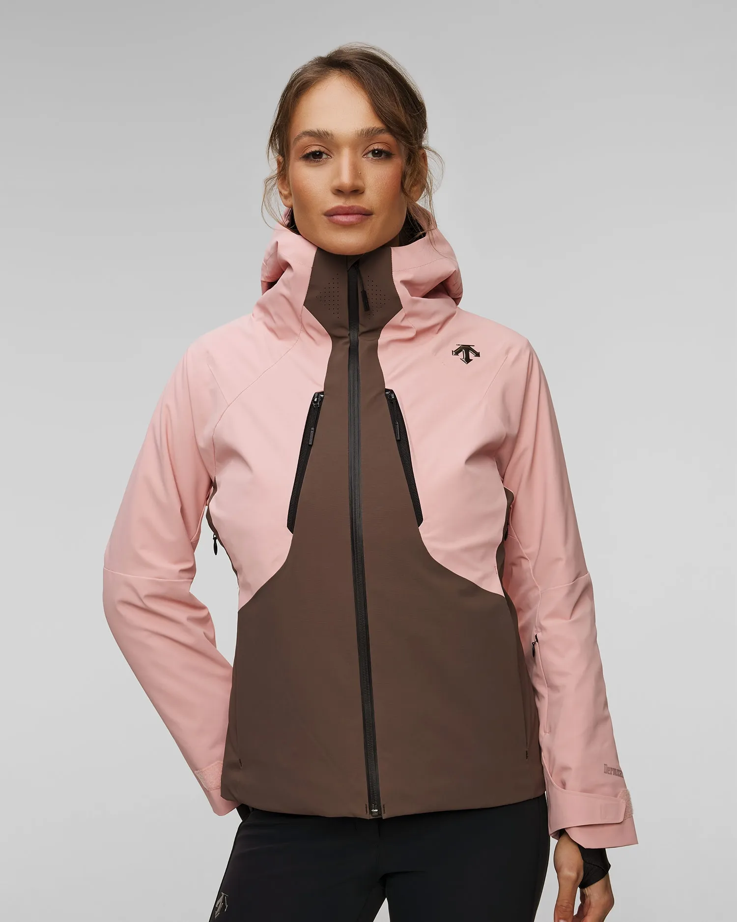 Women's insulated ski jacket Descente Stream DWWYGK27-bpk