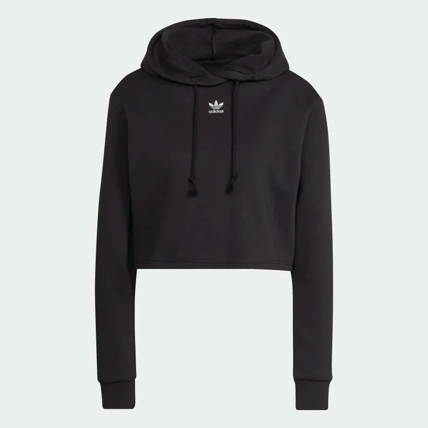 Women's adidas Originals Adicolor Essentials Crop Fleece Hoodie Black