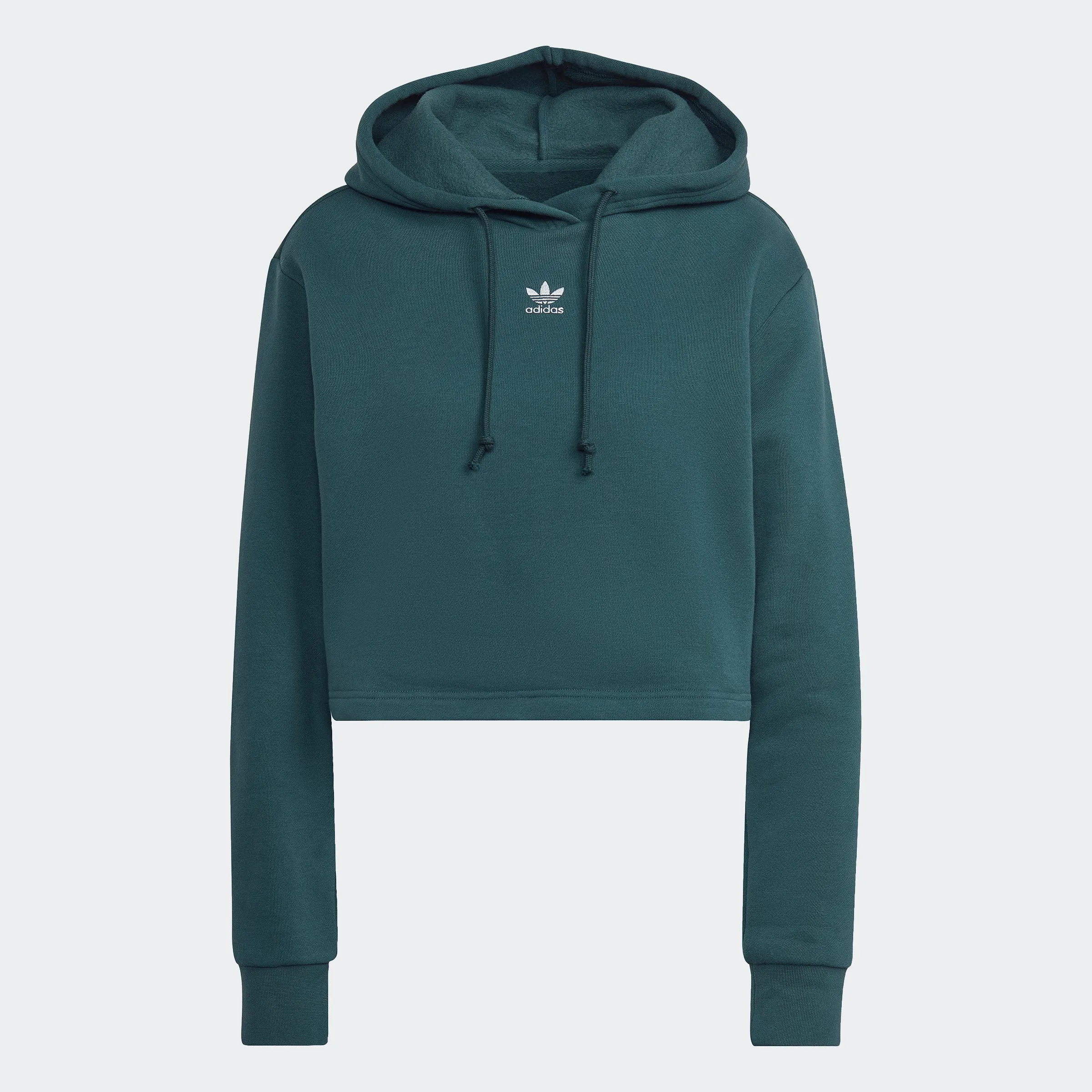 Women's adidas Originals Adicolor Essentials Crop Fleece Hoodie Green