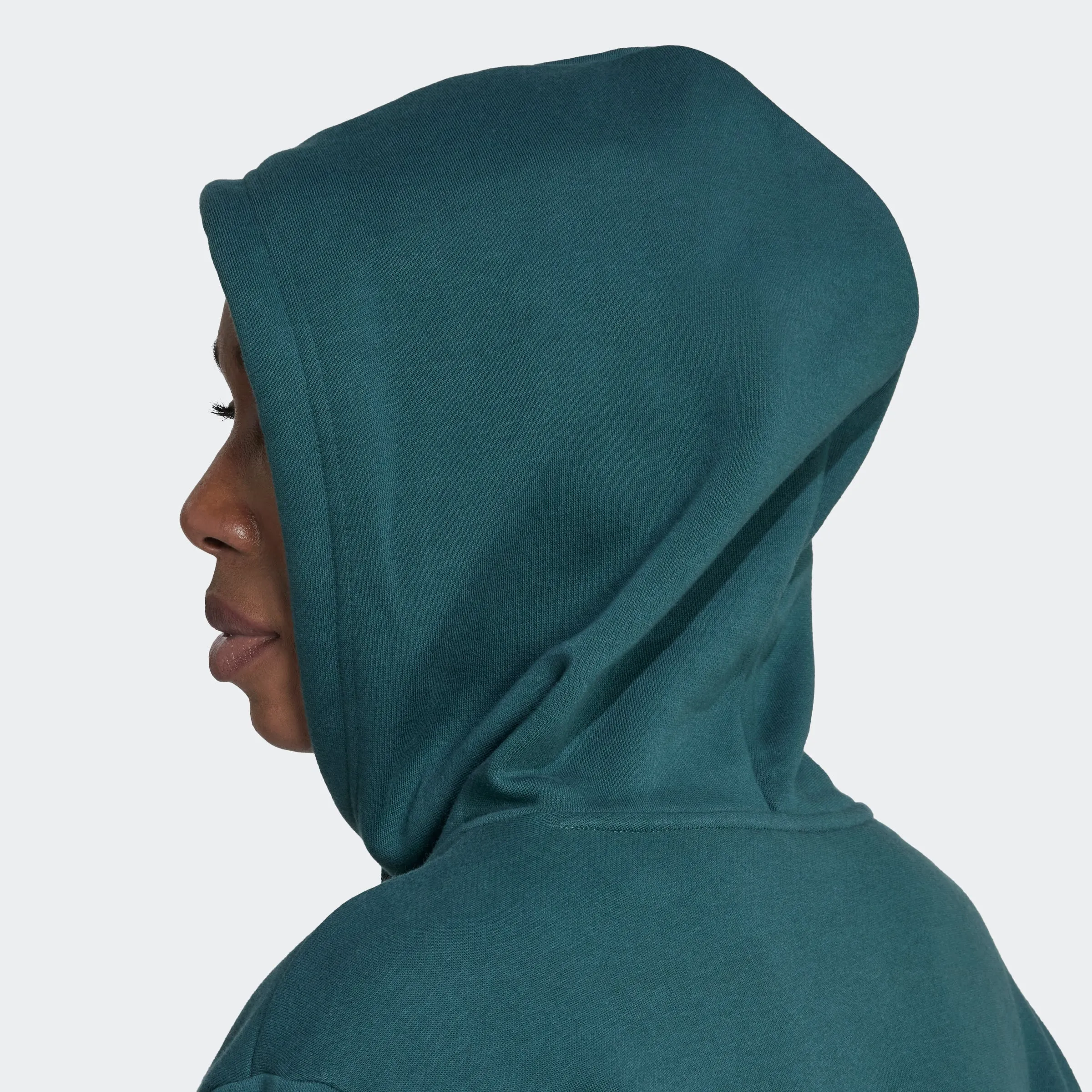 Women's adidas Originals Adicolor Essentials Crop Fleece Hoodie Green