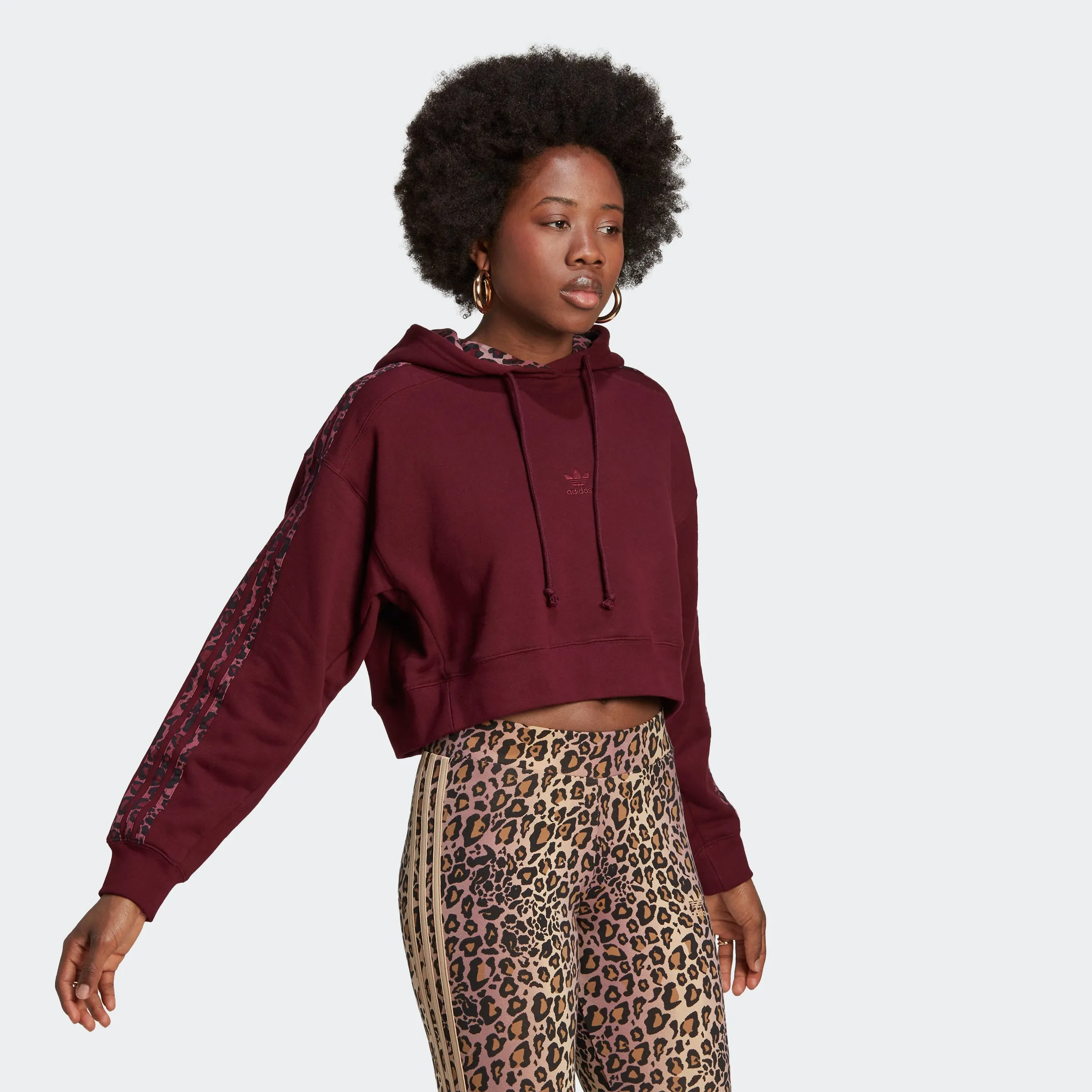 Women's adidas Originals Hoodie Logo Maroon