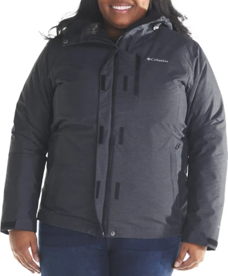 Women's Columbia Plus Size Whirlibird IV Interchangeable Waterproof Hooded 3-in-1 Jacket