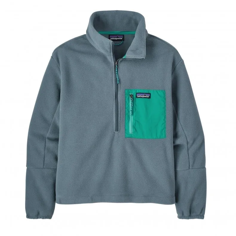 Women's Patagonia Microdini 1/2-Zip Fleece Pullover (Plume Grey)