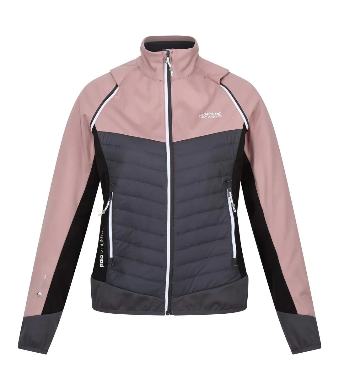 Womens/ladies steren hybrid jacket dusky rose/seal grey Regatta