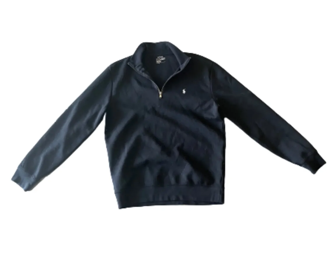 WRATH OF MAN: Jan's Black Ralph Lauren Polo Pullover (S)